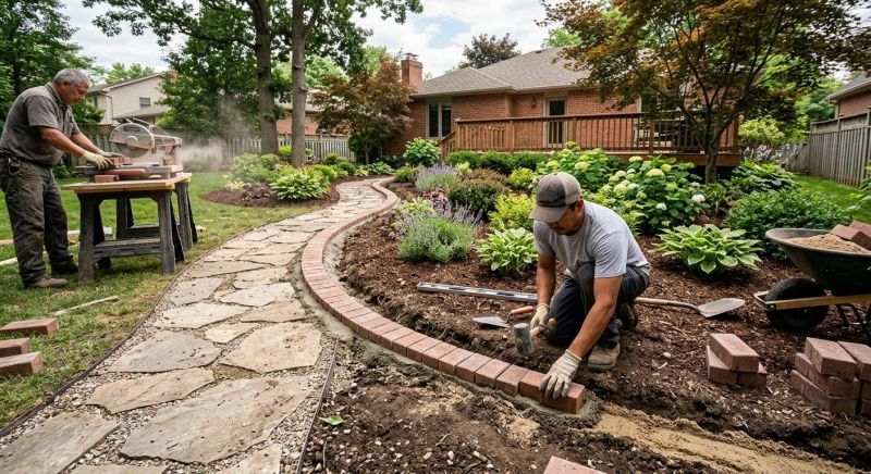 Brick Walkway Installation in Fairfield County, CT